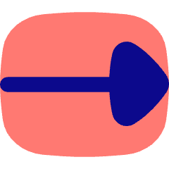 End Point Triangle Icon from Flex Pop Set