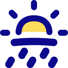 Sun Rain Icon from Flex Pop Set