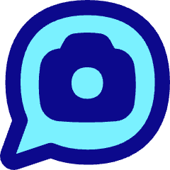 Chat Bubble Camera Oval Icon from Flex Pop Set
