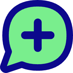 Chat Bubble Oval Add Icon from Flex Pop Set