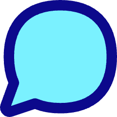 Chat Bubble Oval Icon from Flex Pop Set