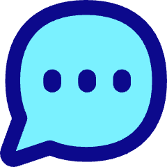 Chat Bubble Typing Oval Icon from Flex Pop Set