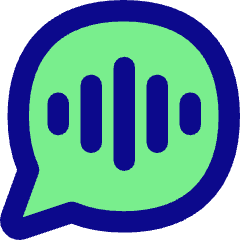 Voice Mail Bubble Oval Icon from Flex Pop Set