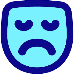 Sad Mask Icon from Flex Pop Set