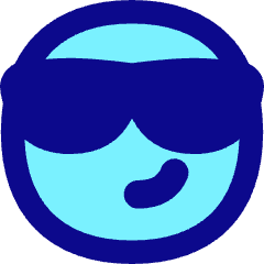 Smiley Cool Icon from Flex Pop Set