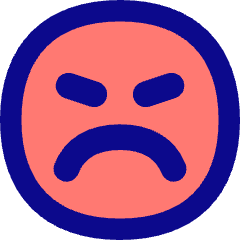 Smiley Mad Icon from Flex Pop Set