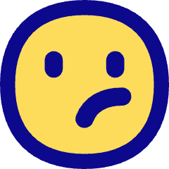 Smiley Unhappy Icon from Flex Pop Set