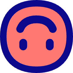 Smiley Upside Down Icon from Flex Pop Set