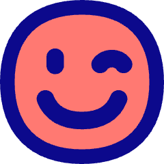 Smiley Wink Icon from Flex Pop Set