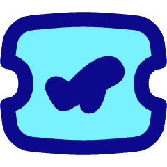 Plane Boarding Pass Icon from Flex Pop Set