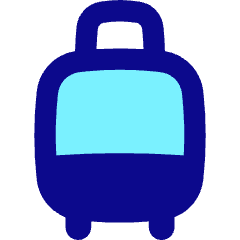 Suitcase Rolling Icon from Flex Pop Set