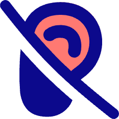 Hearing Deaf 1 Icon from Flex Pop Set