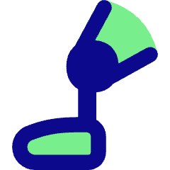 Prosthetic Leg Icon from Flex Pop Set