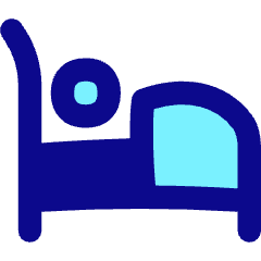 Hotel Bed 5 Icon from Flex Pop Set