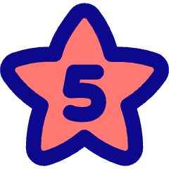 Hotel Five Star Icon from Flex Pop Set