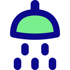 Hotel Shower Head Icon from Flex Pop Set