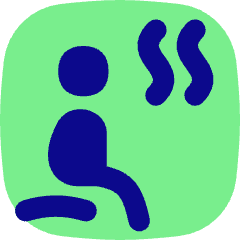 Sauna Room Icon from Flex Pop Set