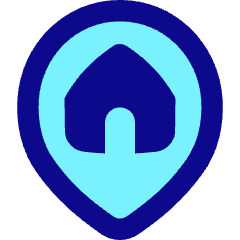 Location Pin Building Home Icon from Flex Pop Set