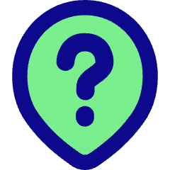 Location Pin Mark Help Icon from Flex Pop Set