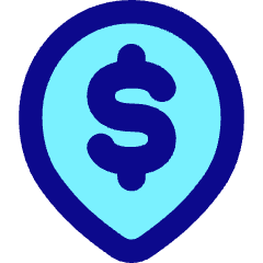 Location Pin Money Atm 1 Icon from Flex Pop Set