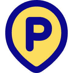 Location Pin Transport Parking Area Icon from Flex Pop Set