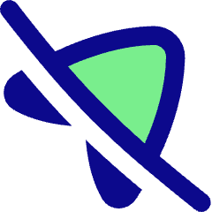 Navigation Arrow Off Icon from Flex Pop Set