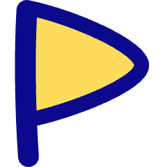 Triangle Flag Icon from Flex Pop Set