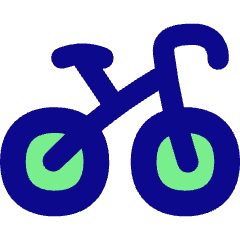 Bicycle Bike Icon from Flex Pop Set