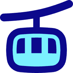 Cable Car Icon from Flex Pop Set