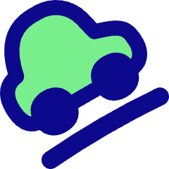 Car Hill Up Icon from Flex Pop Set