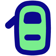 Car Top One Door Open 1 Icon from Flex Pop Set