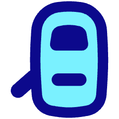 Car Top One Door Open 3 Icon from Flex Pop Set