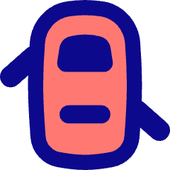 Car Top Two Door Open 3 Icon from Flex Pop Set