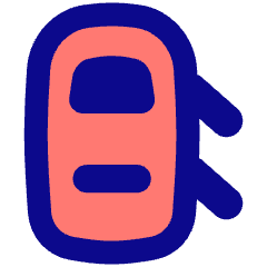 Car Top Two Door Open 5 Icon from Flex Pop Set