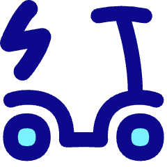 Eletric Scooter Icon from Flex Pop Set