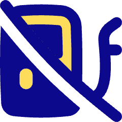 Empty Gas Icon from Flex Pop Set