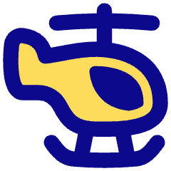 Helicopter Side Icon from Flex Pop Set