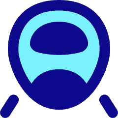 High Speed Train Front Icon from Flex Pop Set