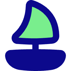 Sail Ship Icon from Flex Pop Set