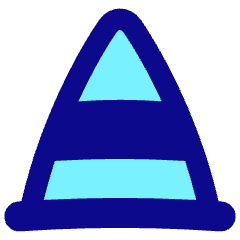 Traffic Cone Icon from Flex Pop Set