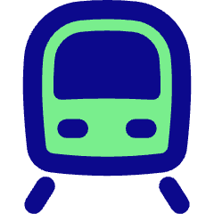 Train Front Icon from Flex Pop Set