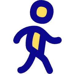 Figure Walking Icon from Flex Pop Set