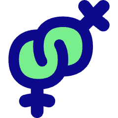 Gender Lesbian 1 Icon from Flex Pop Set