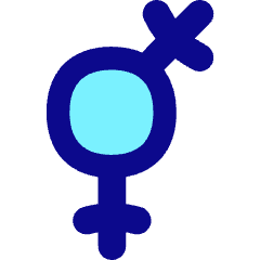 Gender Lesbian 2 Icon from Flex Pop Set