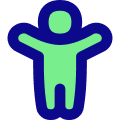 Man Arm Raises 2 Alternate Icon from Flex Pop Set