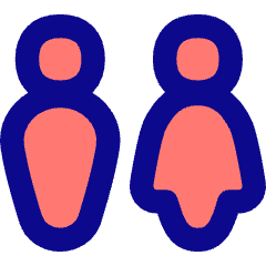 Toilet Man Woman 1 Icon from Flex Pop Set