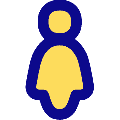 Toilet Women Icon from Flex Pop Set