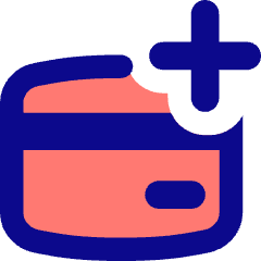 Credit Card Add Icon from Flex Pop Set