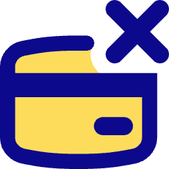 Credit Card Declined Icon from Flex Pop Set