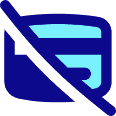 Credit Card Disable Icon from Flex Pop Set